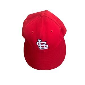 Saint Louis Cardinal Official on Field Cap Size 7 Fitted 55.8 CM New Era